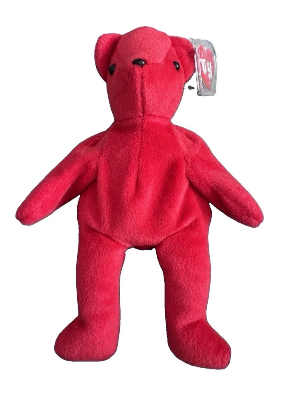 VINTAGE TY BEANIE BABY TEDDY BEAR 1993 OLD FACE SHAPE RETIRED!